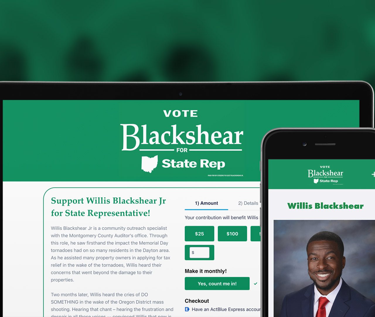 Willis Blackshear Jr For Ohio State Rep